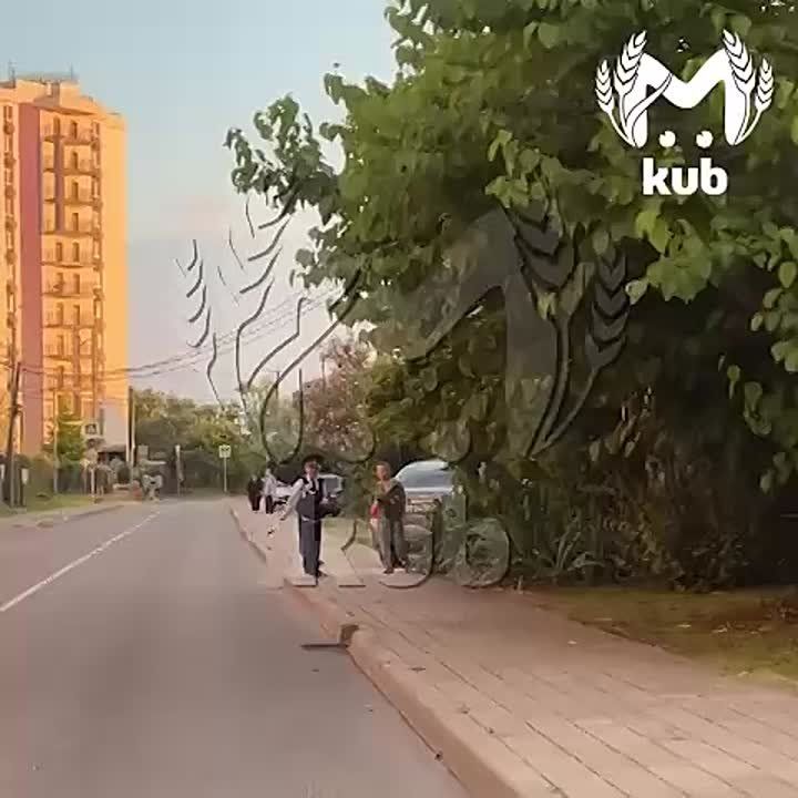 , !       