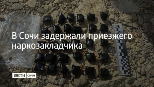 На улице Банановой в Адлерском районе Сочи полицейские патрульно-постовой службы заметили молодого человека, который выбросил на землю несколько пакетиков со свертками и попытался скрыться при виде полицейских
