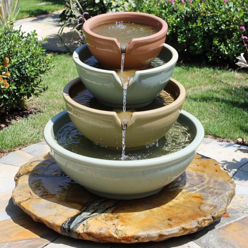 Керамический фонтан: создайте уникальный уголок спокойствия в своем саду