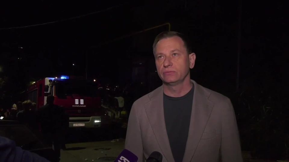 Мэр Сочи:. Сегодня ночью в многоквартирном доме на улице Тимирязева произошло несчастье
