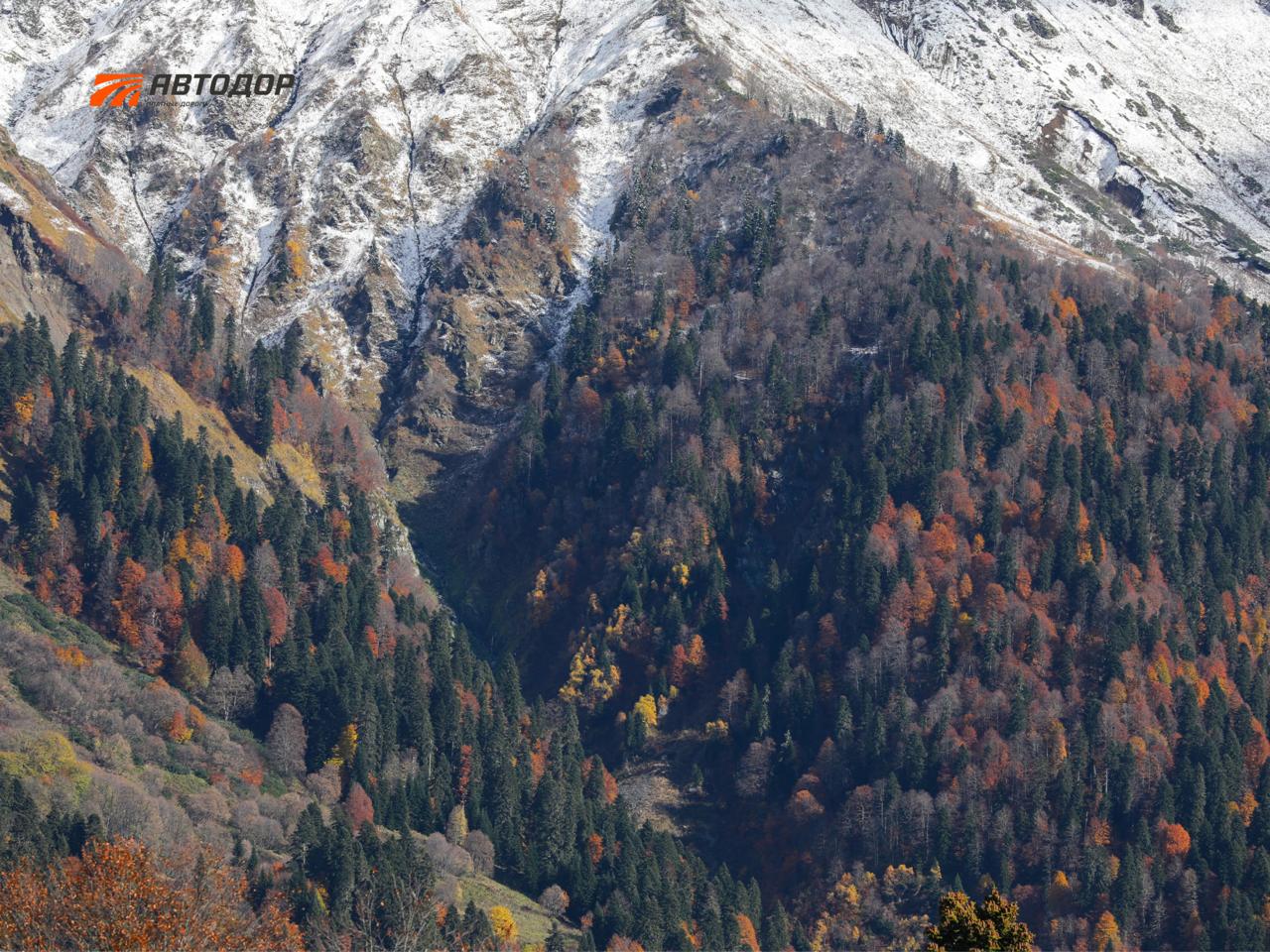 Не часто, но осень на курортах Красной Поляны бывает ранней и холодной Не часто, но осень на курортах Красной Поляны бывает ранней и холодной