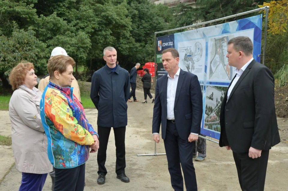 Андрей Прошунин: К концу года откроем на Мацесте новый сквер