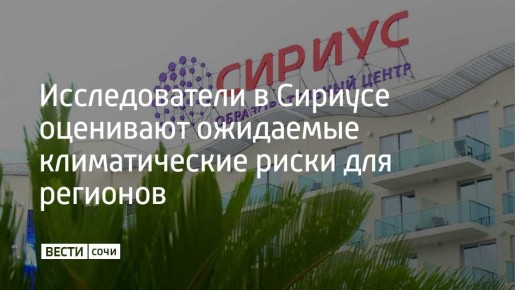 В Научно-технологическом университете "Сириус" проходит школа-конференция "Океаны и изменение климата"