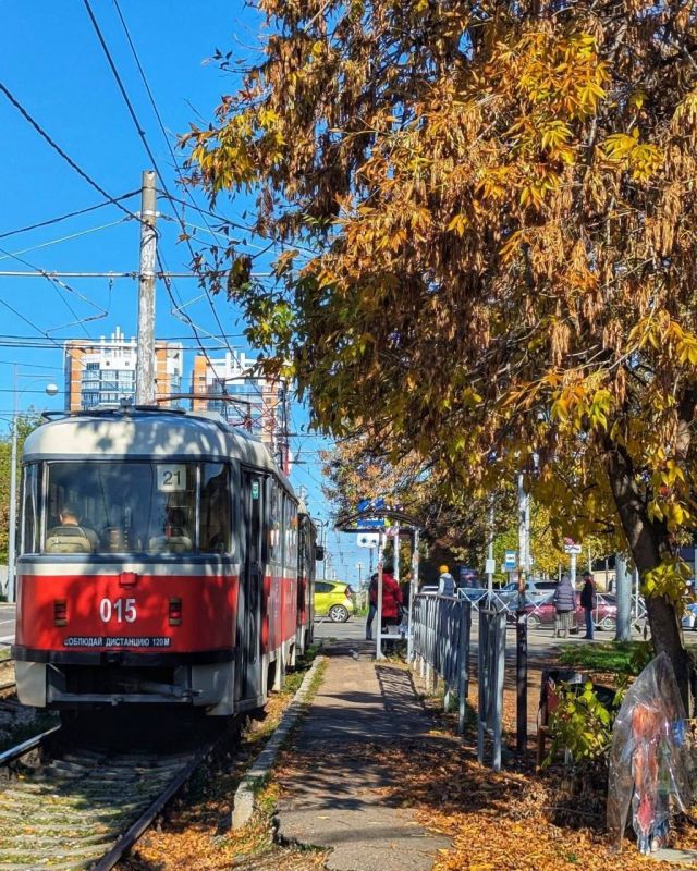Трамвайная осень Краснодара