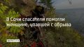 48-летняя женщина во время отдыха на природе в компании друзей оступилась и упала с обрыва