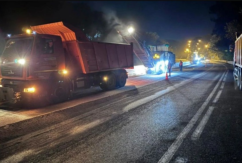 Дорожные работы 2025 года на Мамайском перевале в Сочи закончатся до 1 декабря Дорожные работы 2025 года на Мамайском перевале в Сочи закончатся до 1 декабря