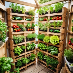 Вертикальные огороды из поддонов: стильный и эффективный способ озеленения вашего пространства