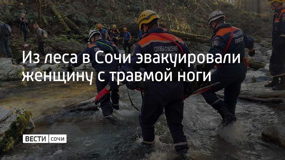 Во время прогулки по лесу в каньоне "Царские ворота" женщина подвернула ногу и вывихнула коленный сустав