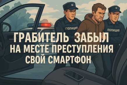 «Забывчивый грабитель»: в Адлере задержан мужчина, оставивший на месте преступления свой телефон
