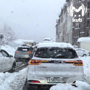 Курорты Красной Поляны НЕОЖИДАННО завалило снегом