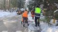 В Сочи продолжаются работы по расчистке проезжей части и пешеходных зон в Краснополянском поселковом округе