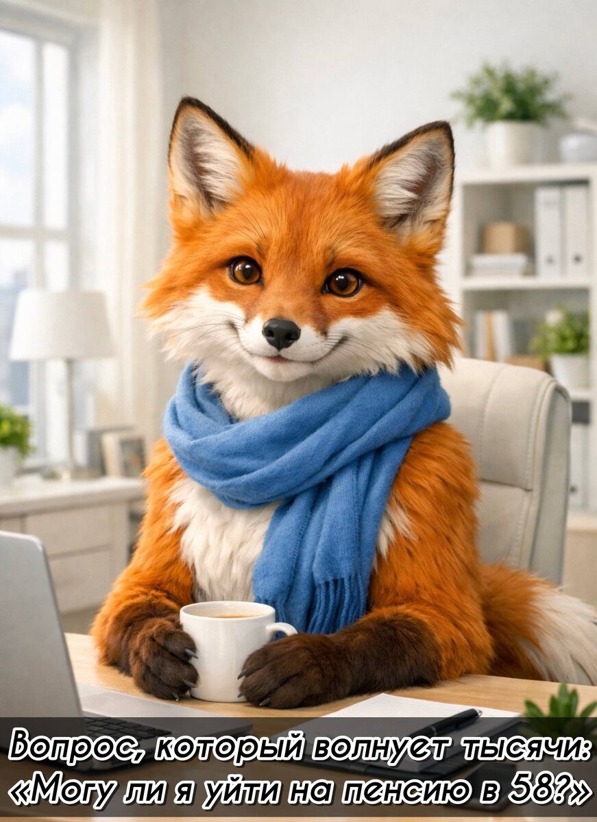 Пенсия в 58 лет: что важно знать