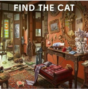 Ищем кошку: новая головоломка для внимательных