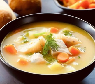 Вдохновение для обеда: как приготовить насыщенный суп с рыбой