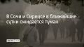 Со второй половины дня 6 апреля и до конца суток, а также ночью и утром 7 апреля на территории Сочи и федеральной территории Сириус местами ожидается туман