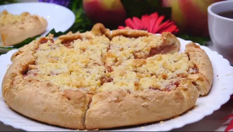 Яблочная галета: уникальный рецепт пирога без разрыхлителя и дрожжей