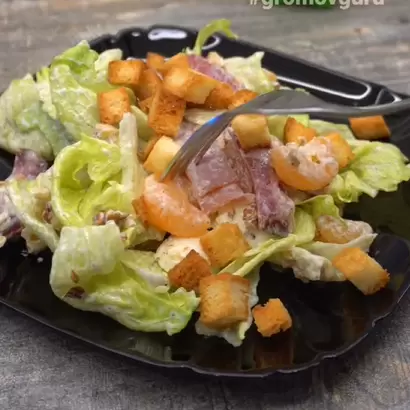 Салат, который украсит любой праздник: лёгкость и изысканность в одном блюде