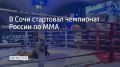 В Центре спортивной подготовки "Юг Спорт" стартовал чемпионат России по смешанным единоборствам