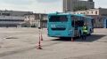 На площадке Международного конкурса профессионального мастерства водителей автобусов — выступление Ольги Пенчуковой, водителя МУП г. Сочи «Сочиавтотранс»