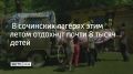 В Сочи открылись летние лагеря для школьников