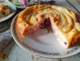 Необычный блинный пирог с творожной начинкой