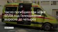 В селе Архипо-Осиповка под Геленджиком при падении обломков БПЛА погибли четыре человека, в том числе один ребенок, уточняет оперативный штаб Краснодарского края