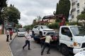 В Сочи продолжаются рейдовые мероприятия по эвакуации автомобилей, припаркованных с нарушениями