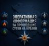 МЧС России: «Оперативная информация за прошедшие выходные на Кубани»