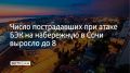 Число пострадавших при атаке безэкипажных катеров на набережную в Сочи увеличилось до восьми человек, сообщили в оперативном штабе Кубани 9 сентября в 23:31