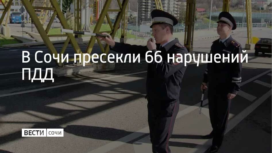 Рейд прошел в Сочи 9 октября, сообщили в Госавтоинспекции курорта